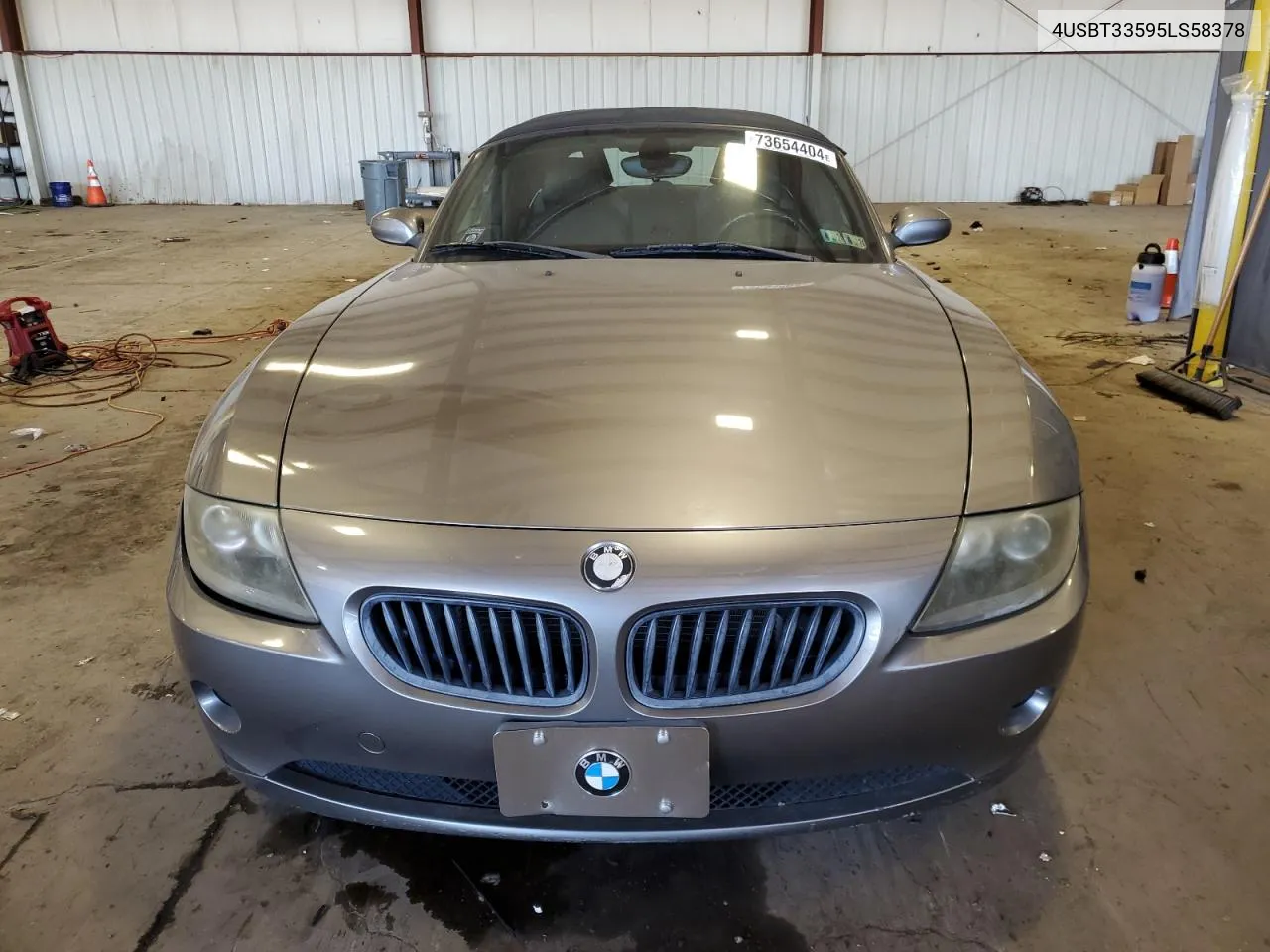 2005 BMW Z4 2.5 VIN: 4USBT33595LS58378 Lot: 73654404