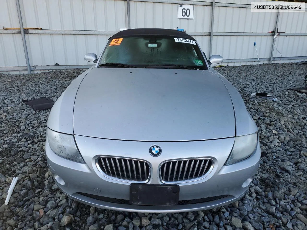 2005 BMW Z4 3.0 VIN: 4USBT53535LU09646 Lot: 75708474