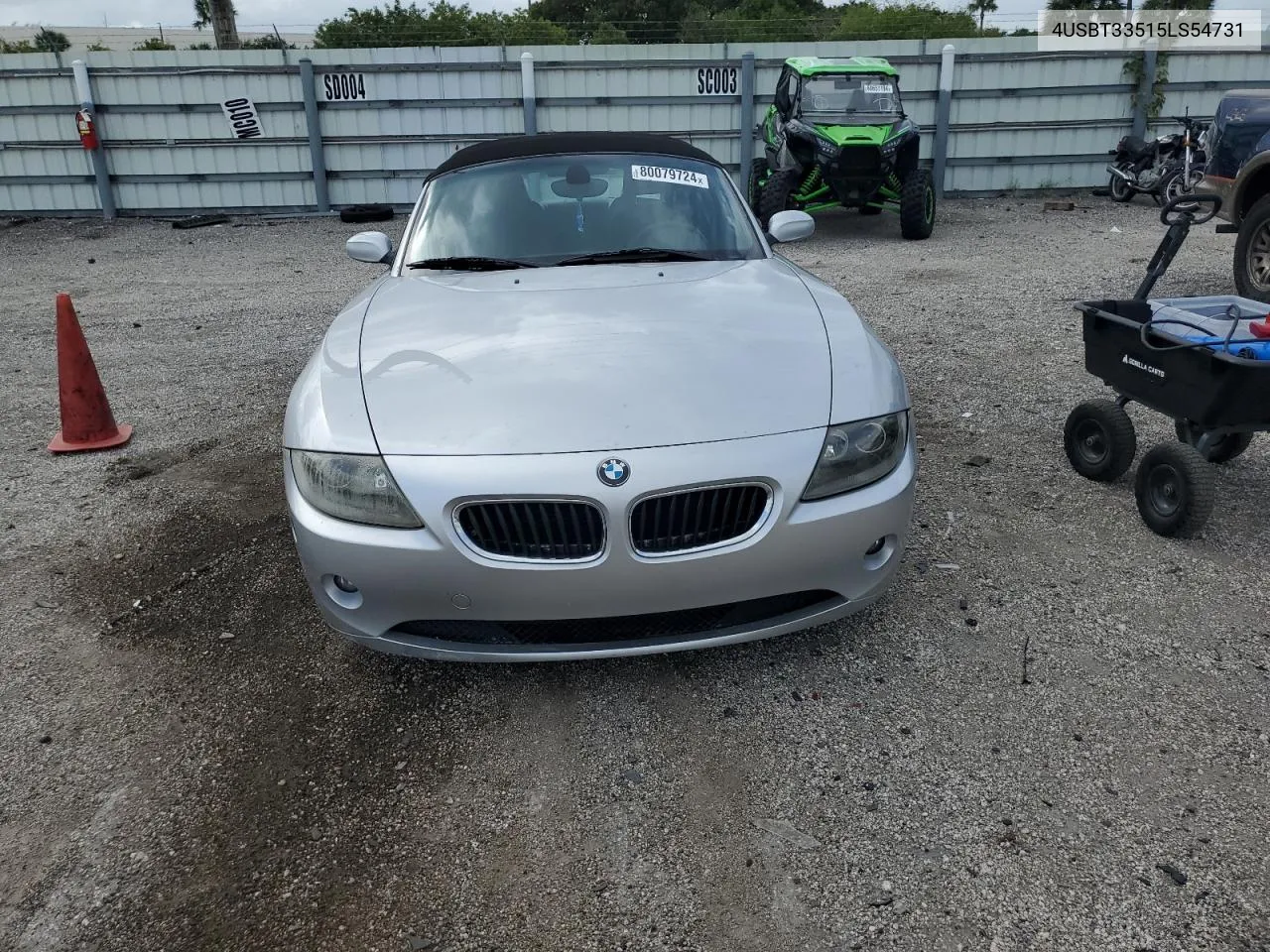 2005 BMW Z4 2.5 VIN: 4USBT33515LS54731 Lot: 80079724