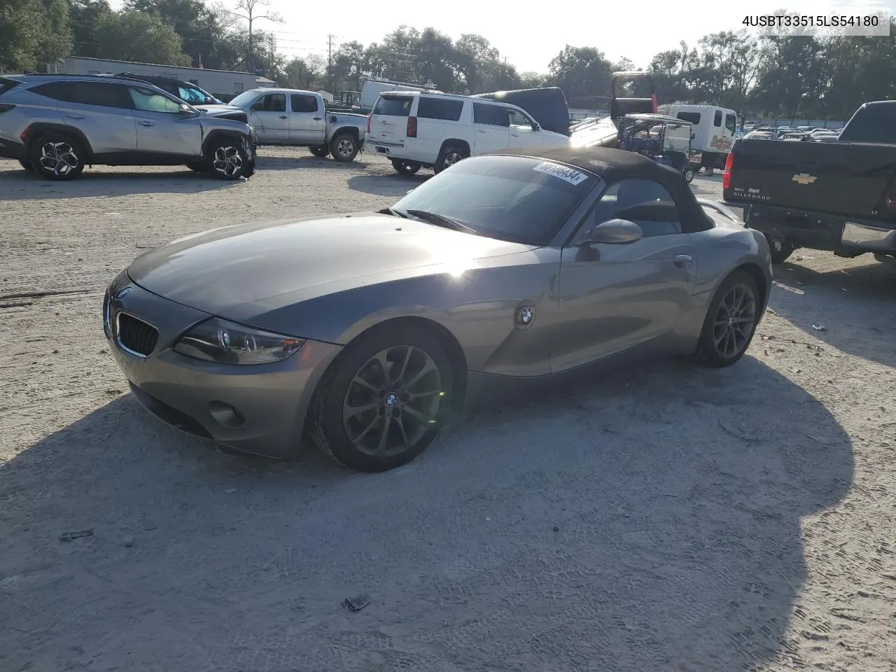 2005 BMW Z4 2.5 VIN: 4USBT33515LS54180 Lot: 80136434