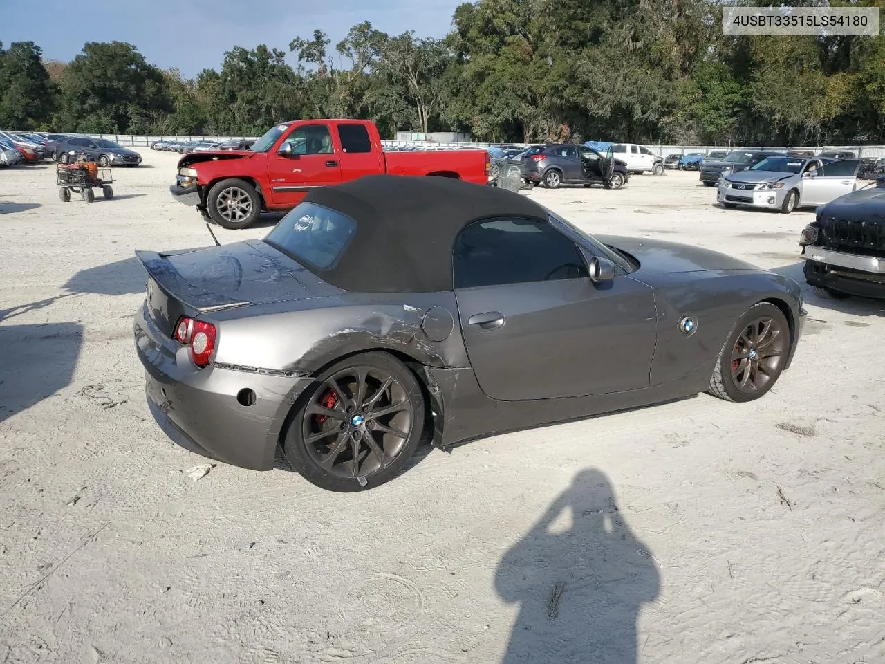 2005 BMW Z4 2.5 VIN: 4USBT33515LS54180 Lot: 80136434