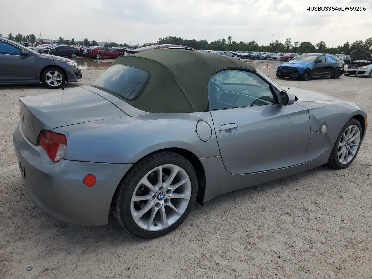 2006 BMW Z4 3.0 VIN: 4USBU33546LW69296 Lot: 66235044