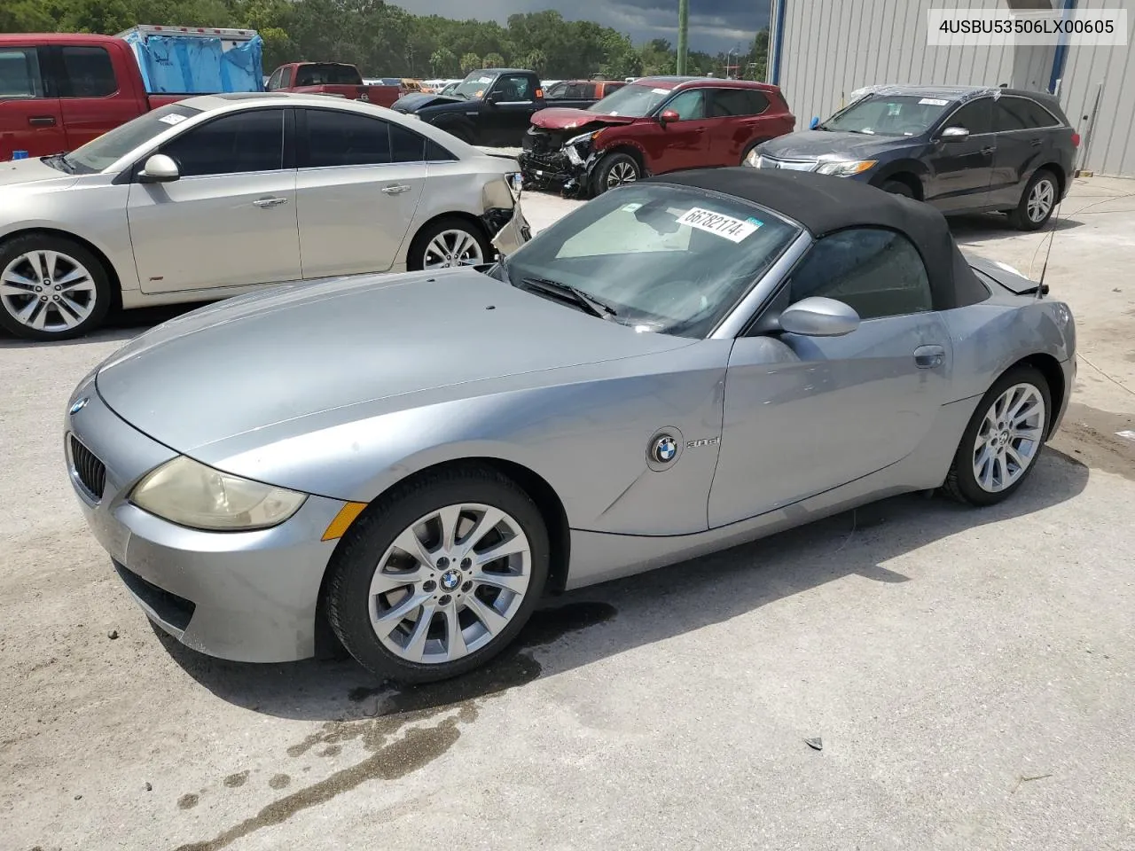 2006 BMW Z4 3.0Si VIN: 4USBU53506LX00605 Lot: 66782174