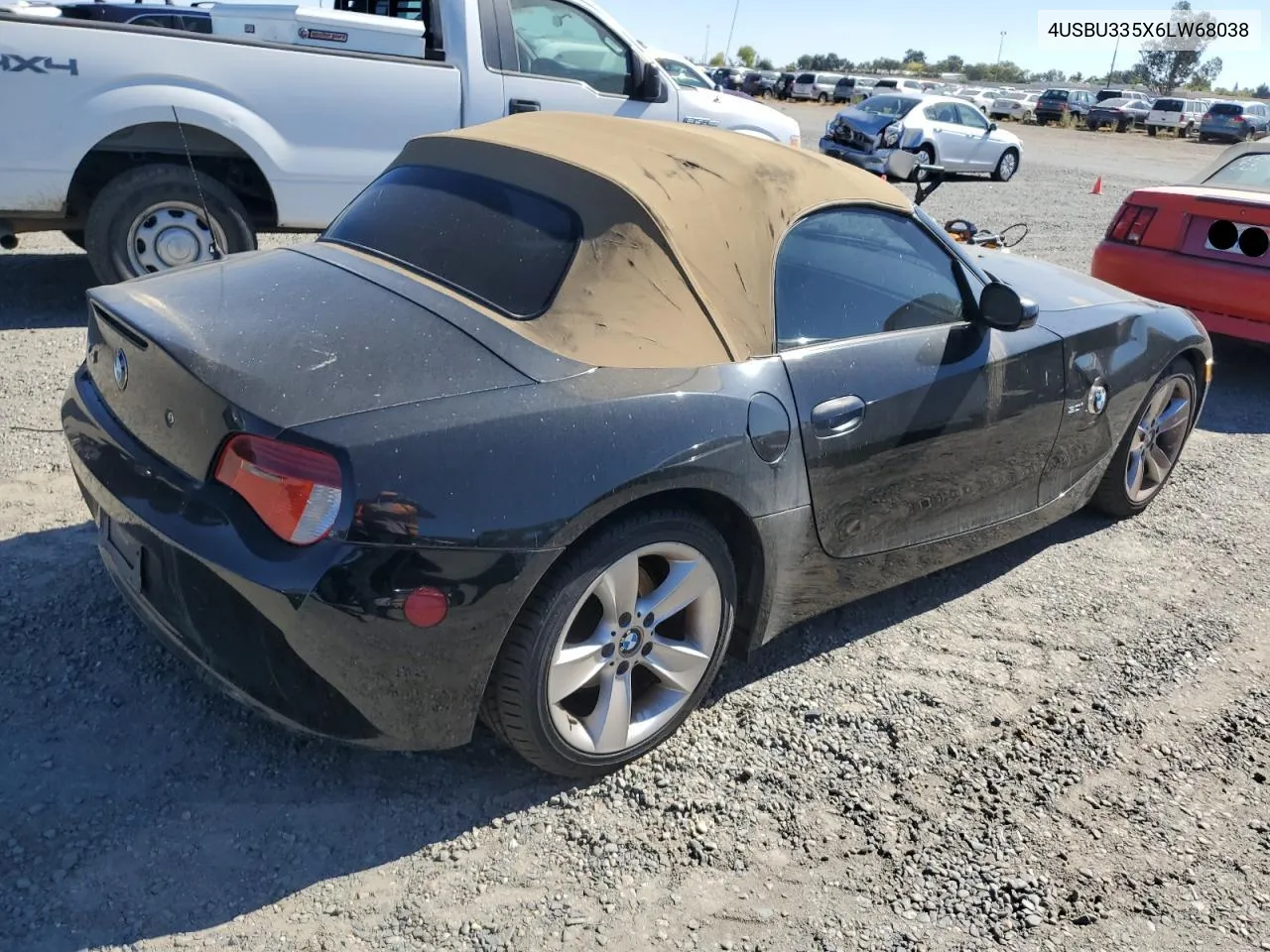 2006 BMW Z4 3.0 VIN: 4USBU335X6LW68038 Lot: 70966403