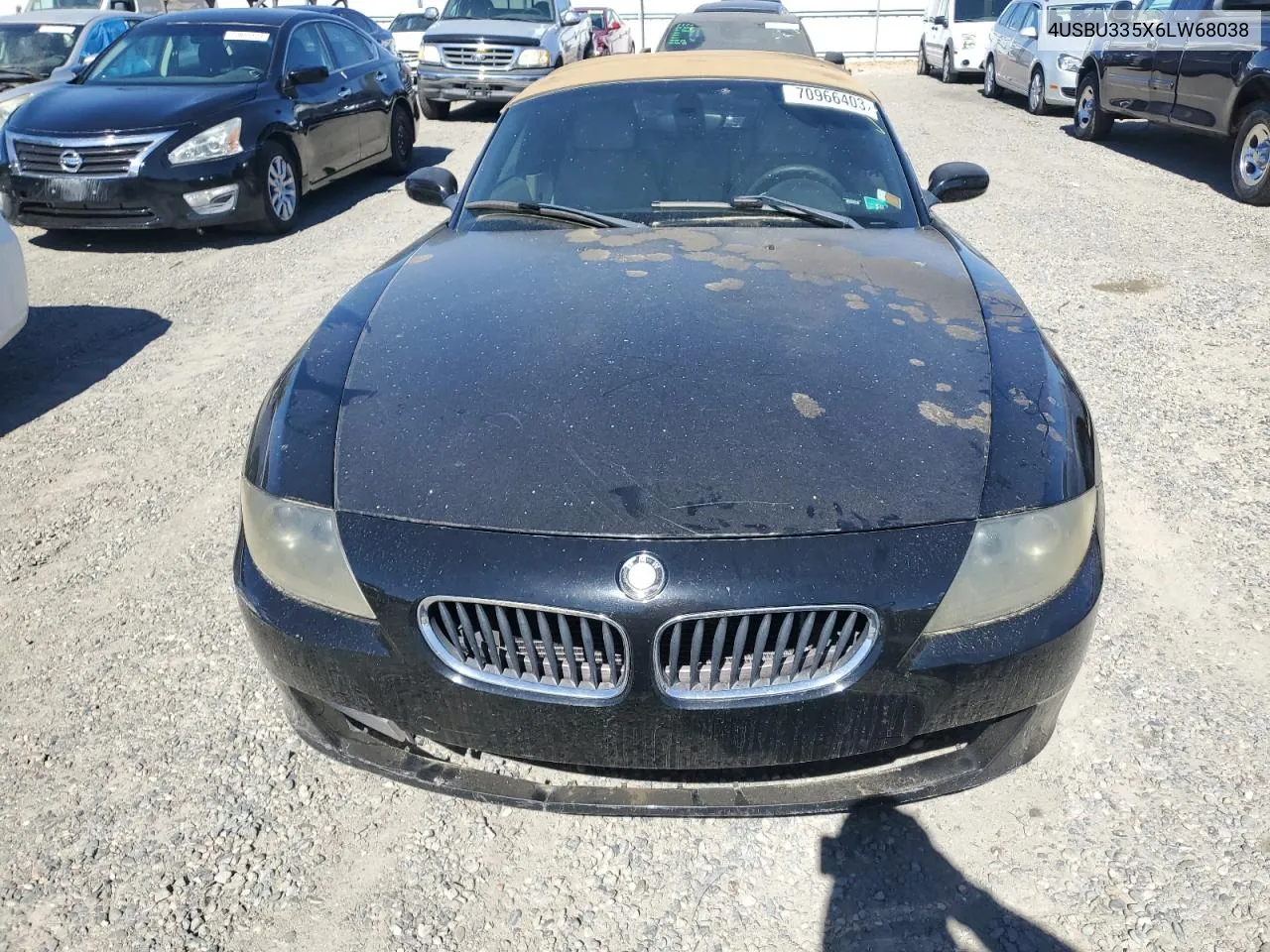 2006 BMW Z4 3.0 VIN: 4USBU335X6LW68038 Lot: 70966403