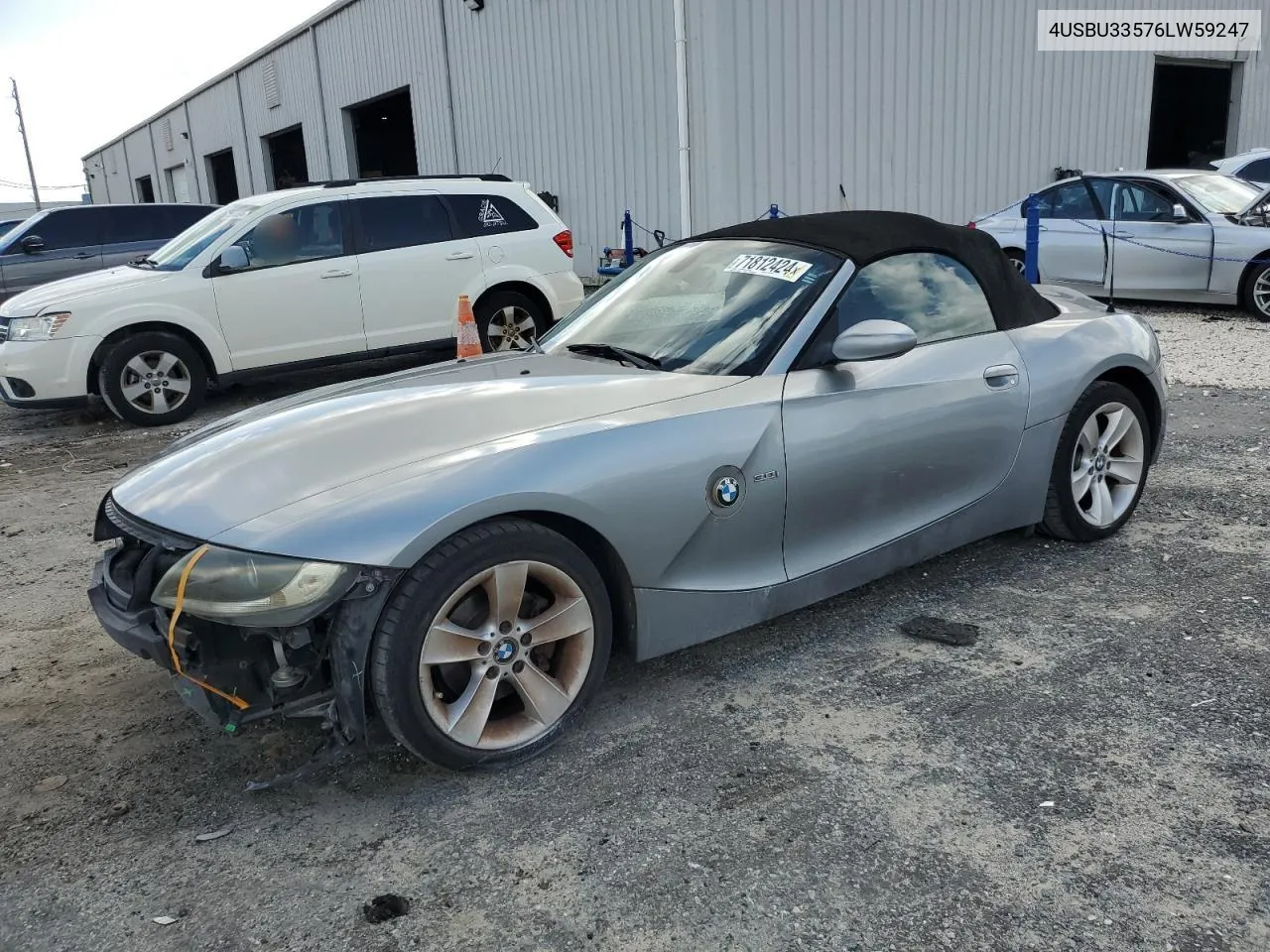 2006 BMW Z4 3.0 VIN: 4USBU33576LW59247 Lot: 71812424