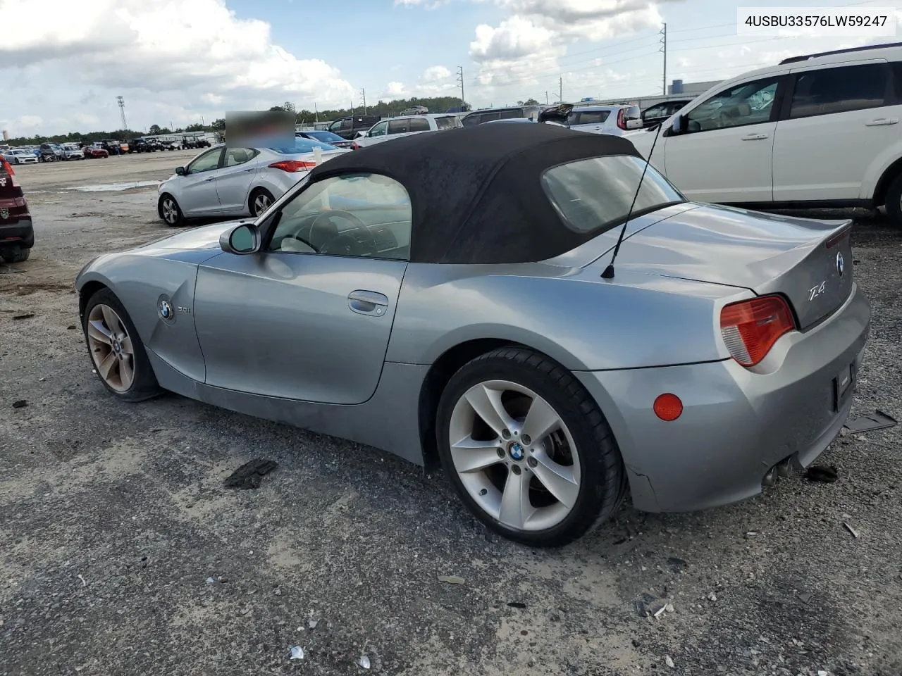 2006 BMW Z4 3.0 VIN: 4USBU33576LW59247 Lot: 71812424