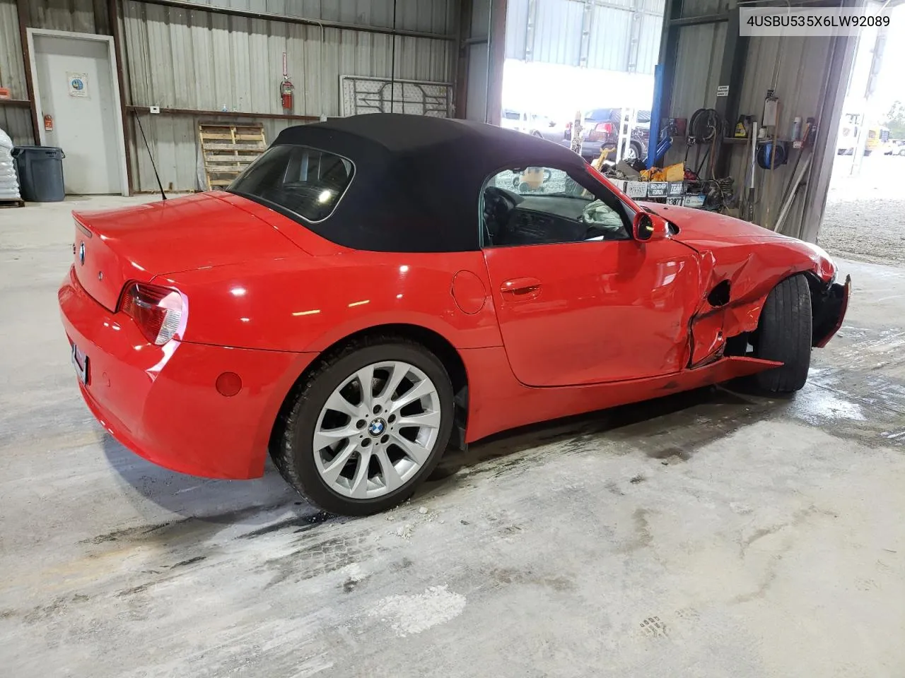 2006 BMW Z4 3.0Si VIN: 4USBU535X6LW92089 Lot: 73122204