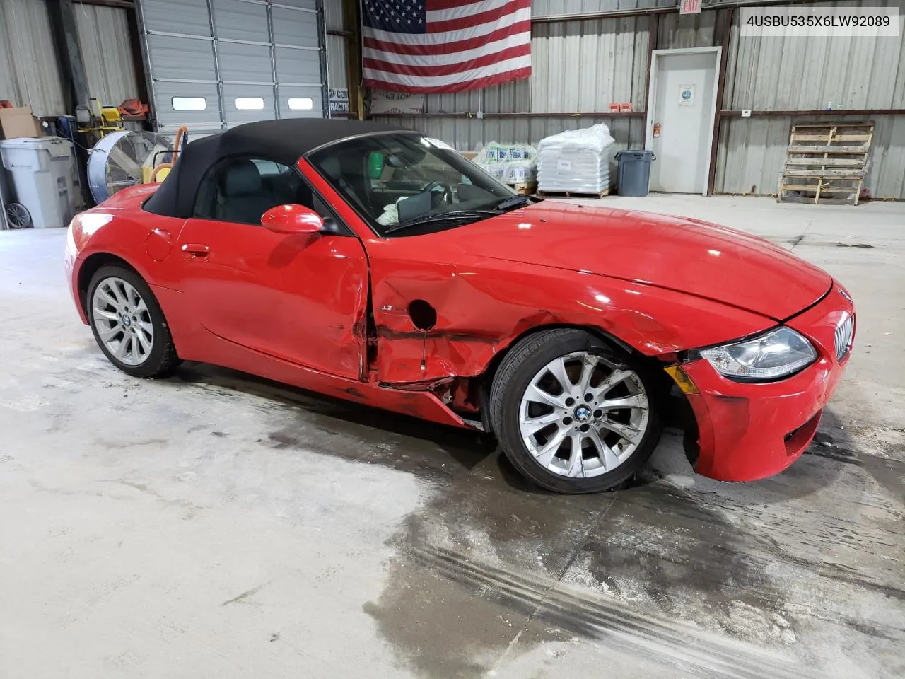 2006 BMW Z4 3.0Si VIN: 4USBU535X6LW92089 Lot: 73122204