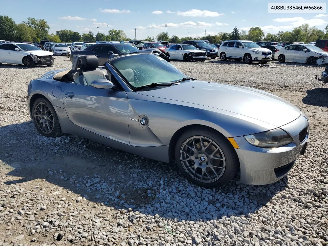 2006 BMW Z4 3.0 VIN: 4USBU33546LW66866 Lot: 74085714