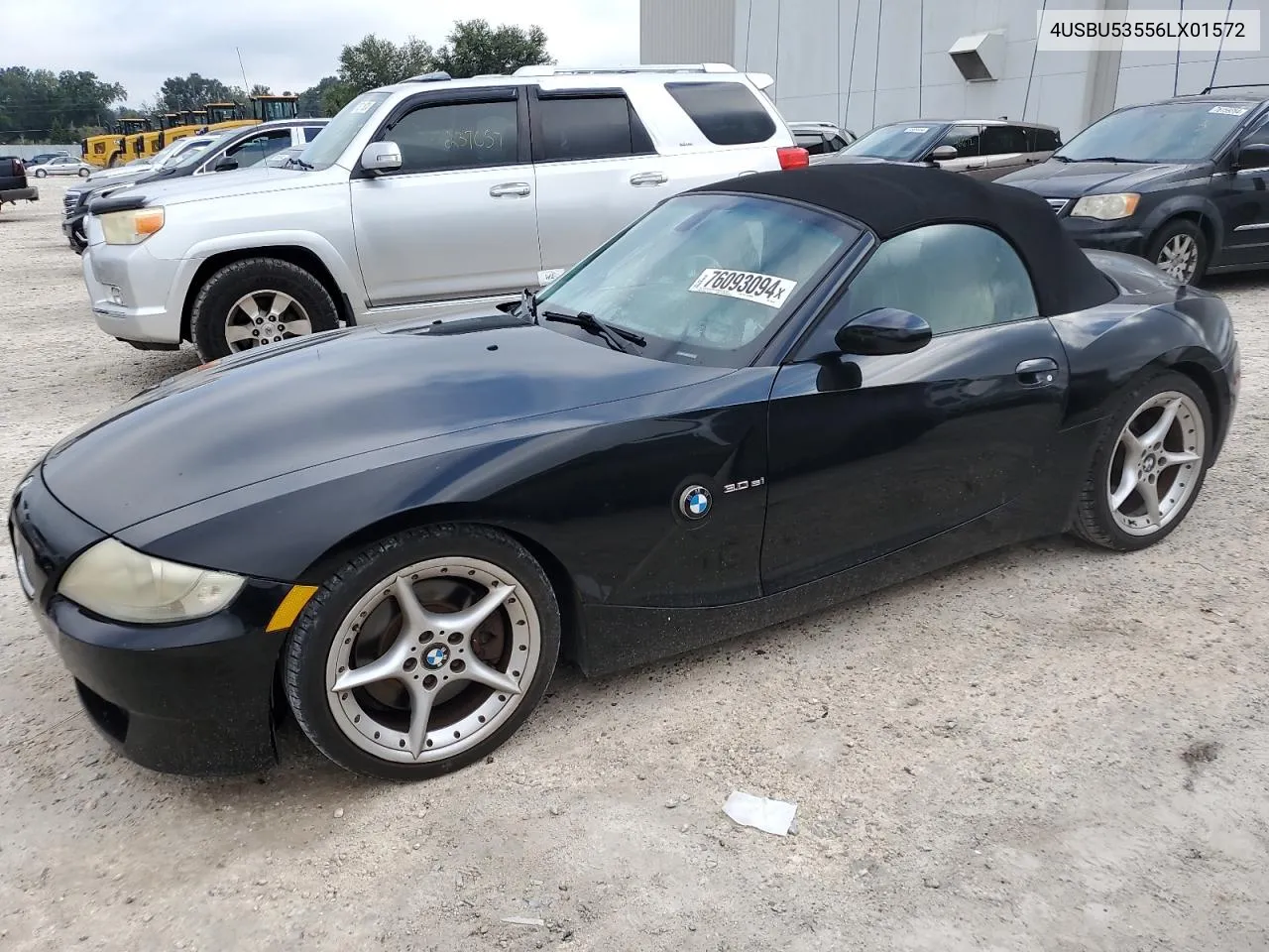 2006 BMW Z4 3.0Si VIN: 4USBU53556LX01572 Lot: 76093094