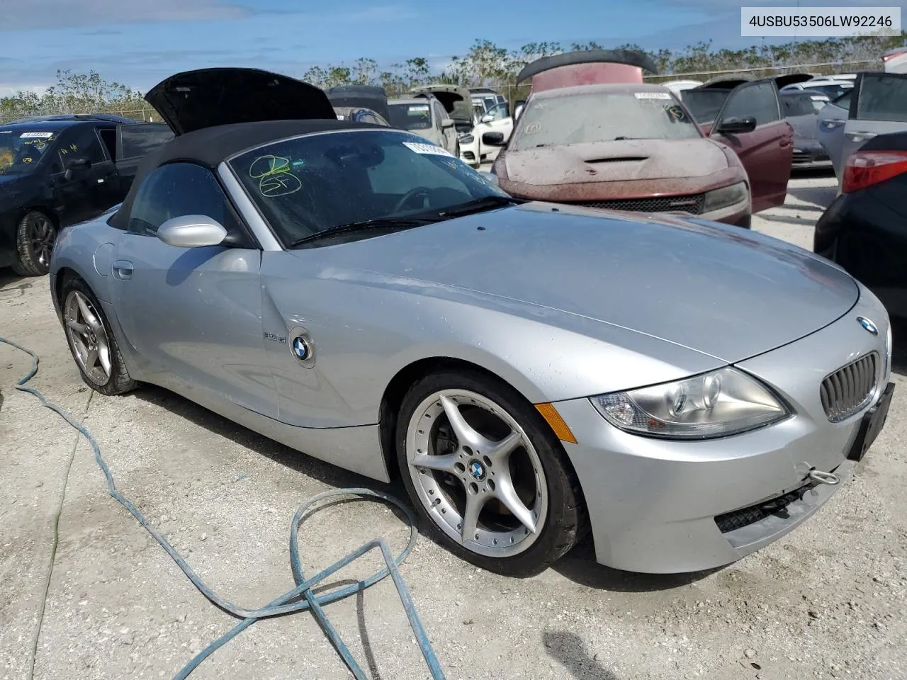 2006 BMW Z4 3.0Si VIN: 4USBU53506LW92246 Lot: 76310894