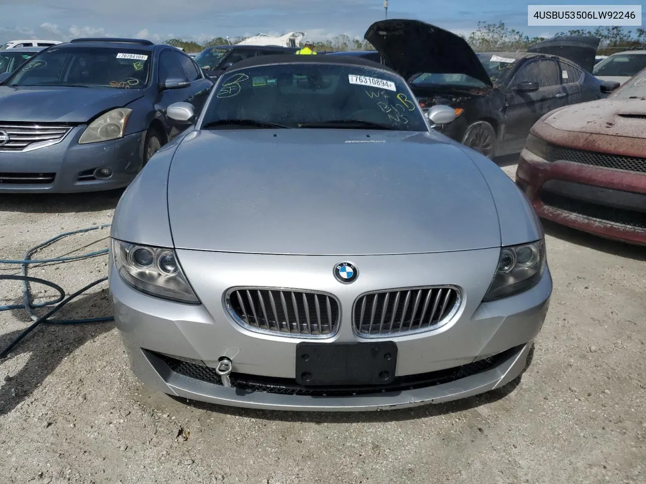 2006 BMW Z4 3.0Si VIN: 4USBU53506LW92246 Lot: 76310894