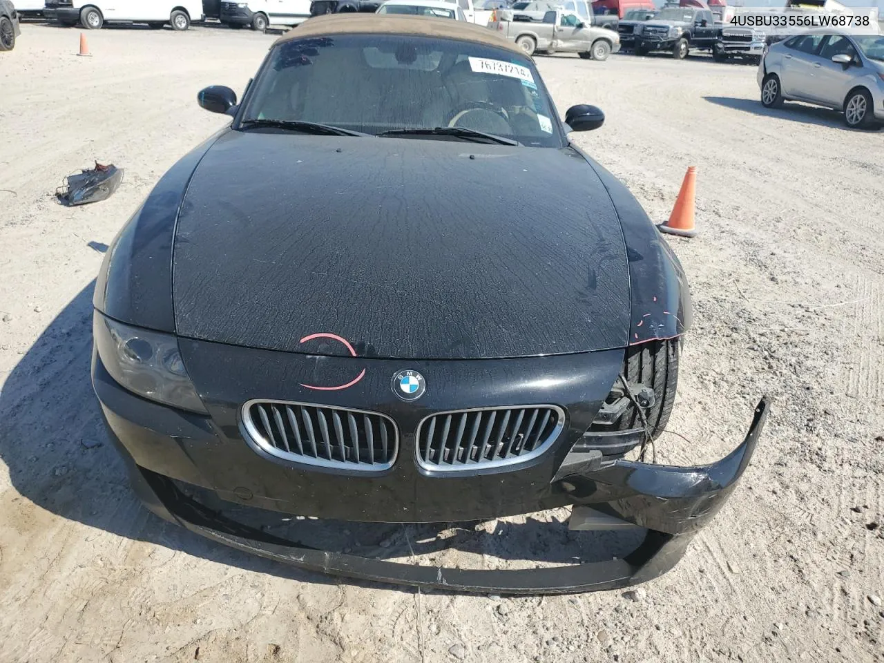 2006 BMW Z4 3.0 VIN: 4USBU33556LW68738 Lot: 76737214