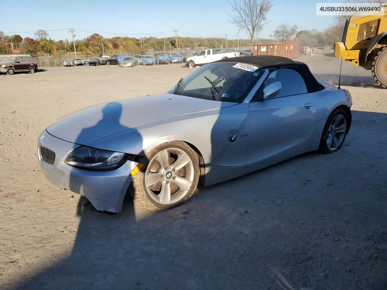 2006 BMW Z4 3.0 VIN: 4USBU33506LW69490 Lot: 77452984