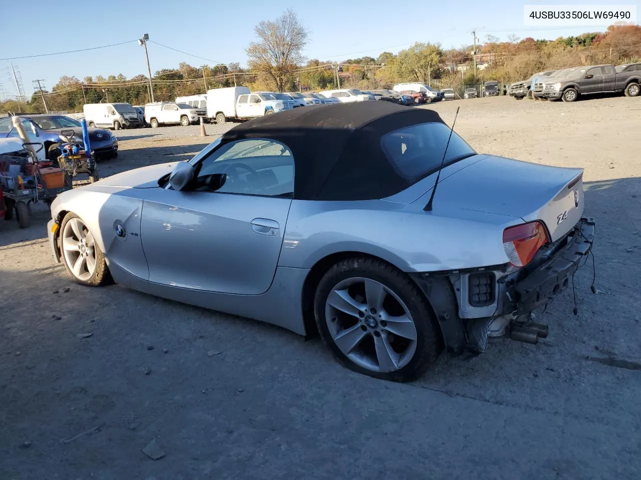 2006 BMW Z4 3.0 VIN: 4USBU33506LW69490 Lot: 77452984