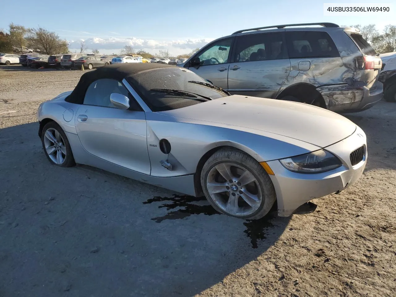 2006 BMW Z4 3.0 VIN: 4USBU33506LW69490 Lot: 77452984