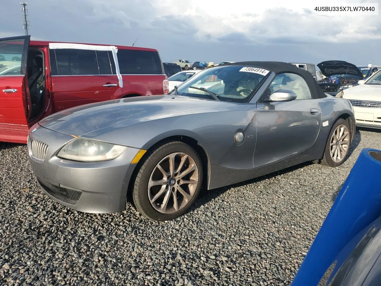 2007 BMW Z4 3.0 VIN: 4USBU335X7LW70440 Lot: 73864914