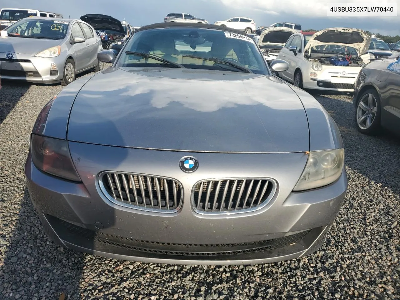 2007 BMW Z4 3.0 VIN: 4USBU335X7LW70440 Lot: 73864914