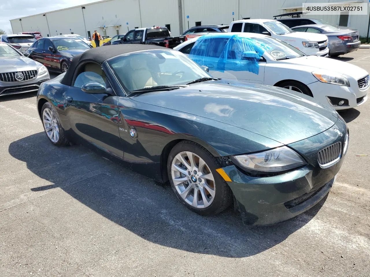 2007 BMW Z4 3.0Si VIN: 4USBU53587LX02751 Lot: 74306434