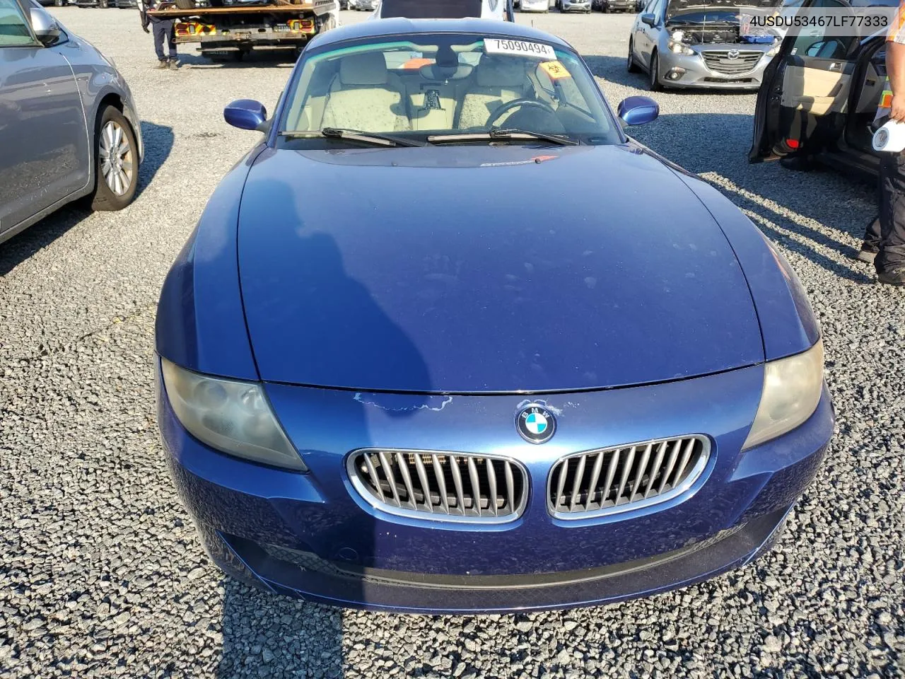 2007 BMW Z4 3.0Si VIN: 4USDU53467LF77333 Lot: 75090494