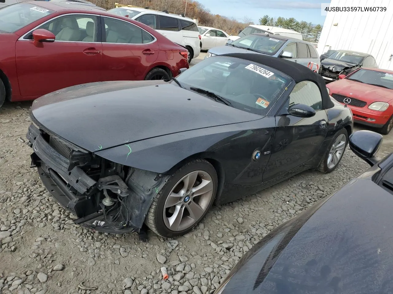 2007 BMW Z4 3.0 VIN: 4USBU33597LW60739 Lot: 79624264