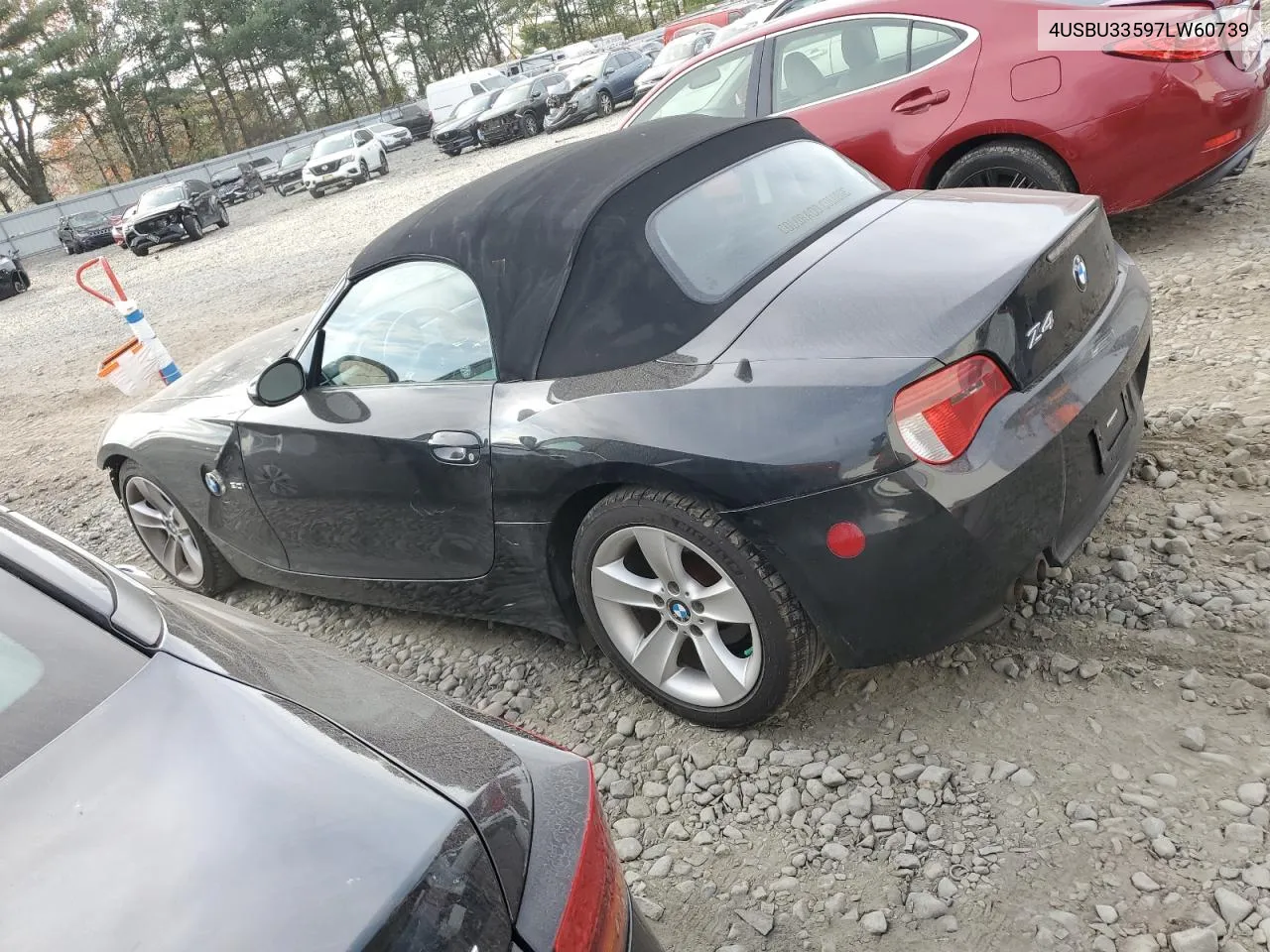 2007 BMW Z4 3.0 VIN: 4USBU33597LW60739 Lot: 79624264