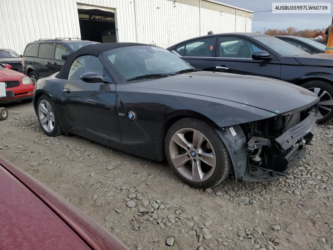 2007 BMW Z4 3.0 VIN: 4USBU33597LW60739 Lot: 79624264