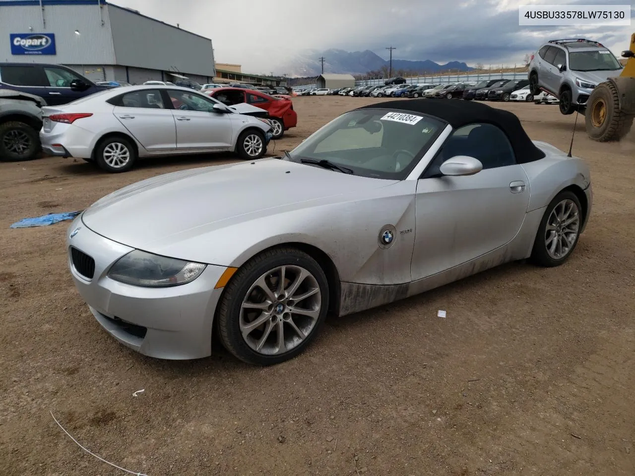 2008 BMW Z4 3.0 VIN: 4USBU33578LW75130 Lot: 44210384