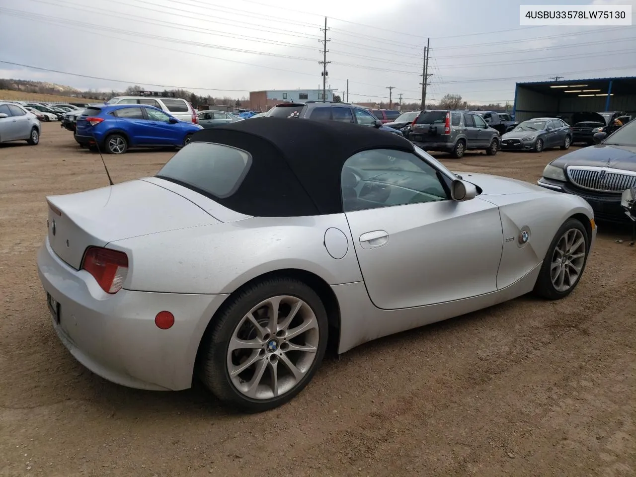 4USBU33578LW75130 2008 BMW Z4 3.0