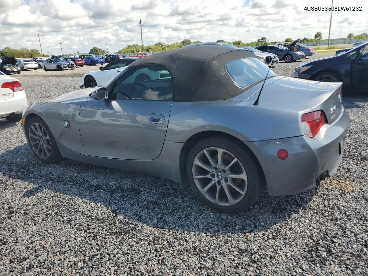 2008 BMW Z4 3.0 VIN: 4USBU33508LW61232 Lot: 73994554