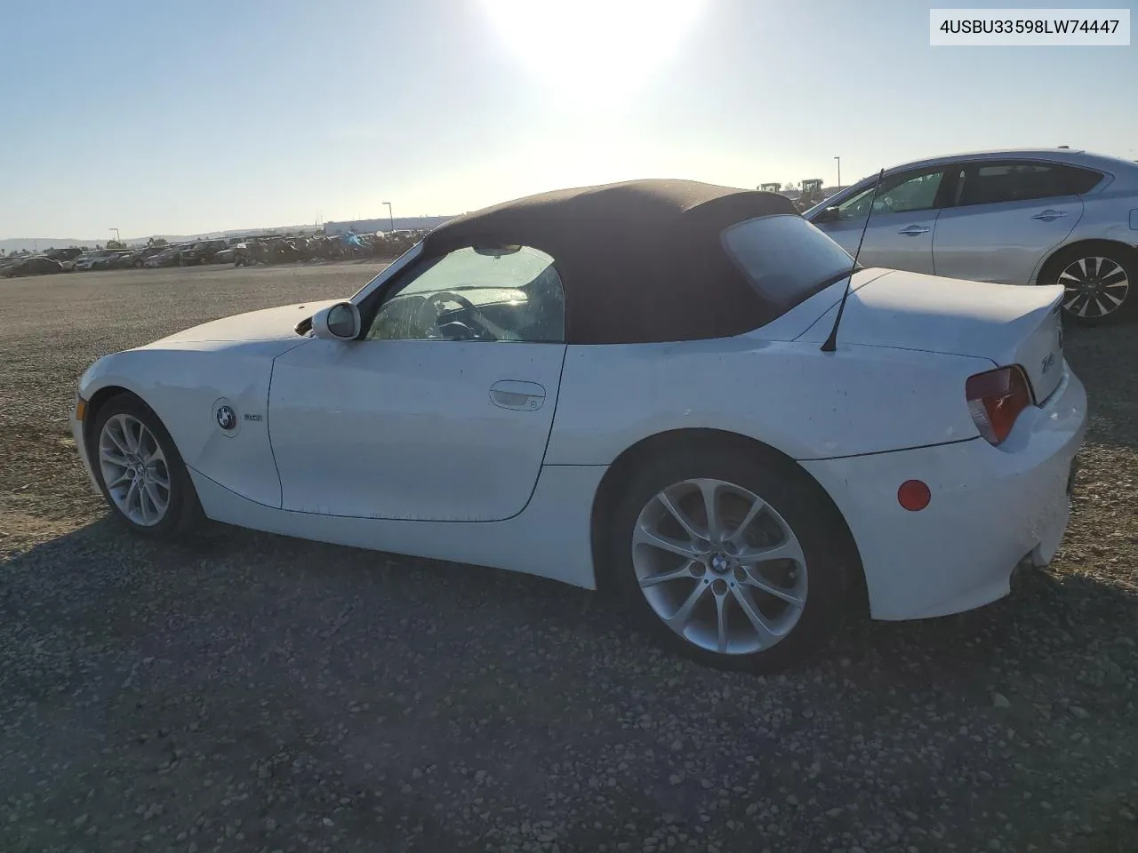 2008 BMW Z4 3.0 VIN: 4USBU33598LW74447 Lot: 77775974