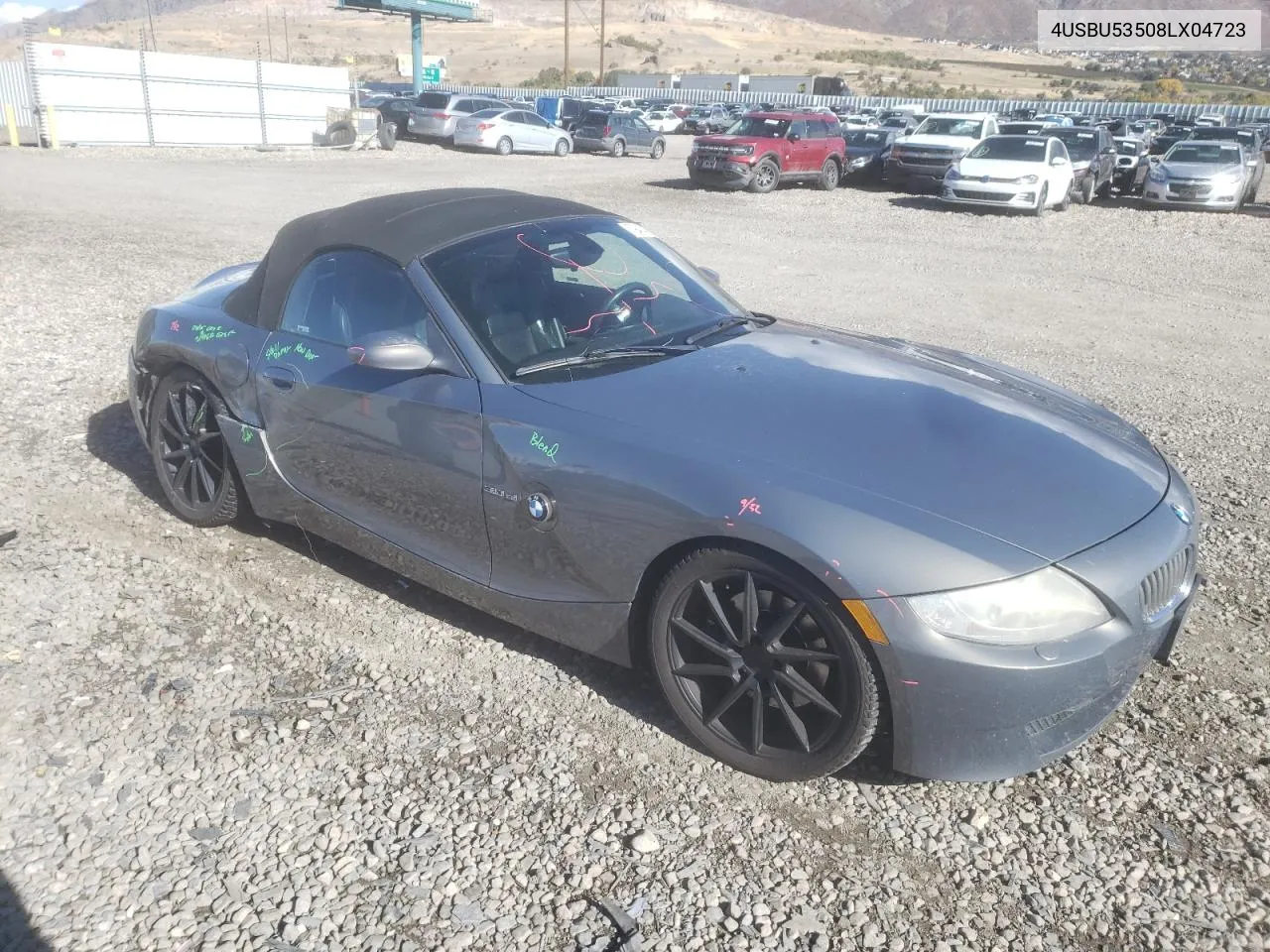 2008 BMW Z4 3.0Si VIN: 4USBU53508LX04723 Lot: 79414194