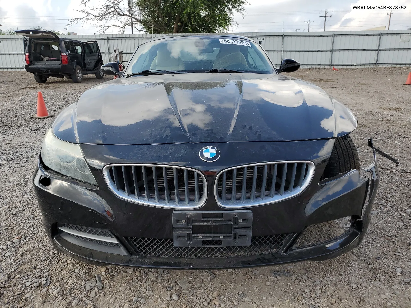 2011 BMW Z4 Sdrive30I VIN: WBALM5C54BE378752 Lot: 58517654