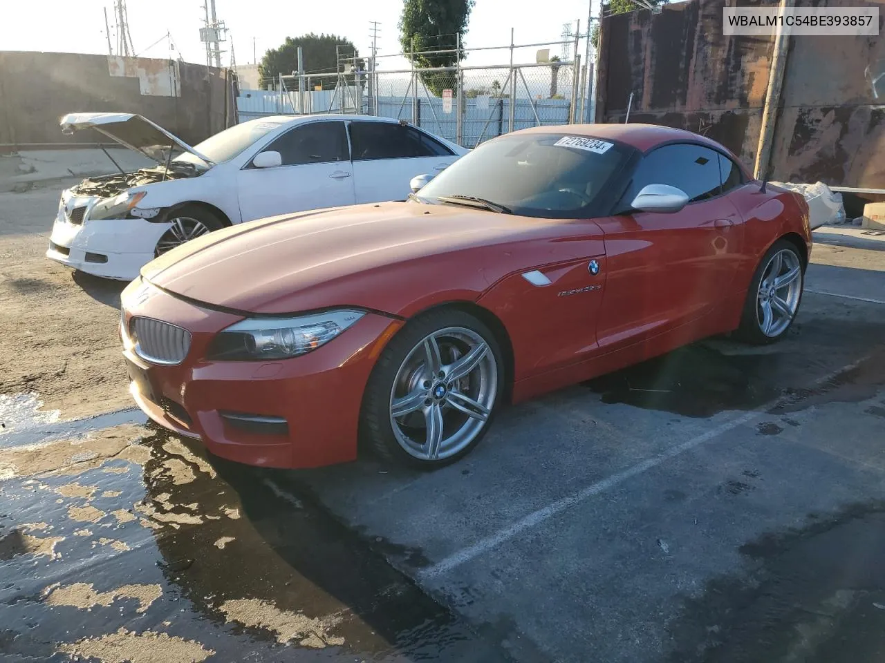 2011 BMW Z4 Sdrive35Is VIN: WBALM1C54BE393857 Lot: 72769234