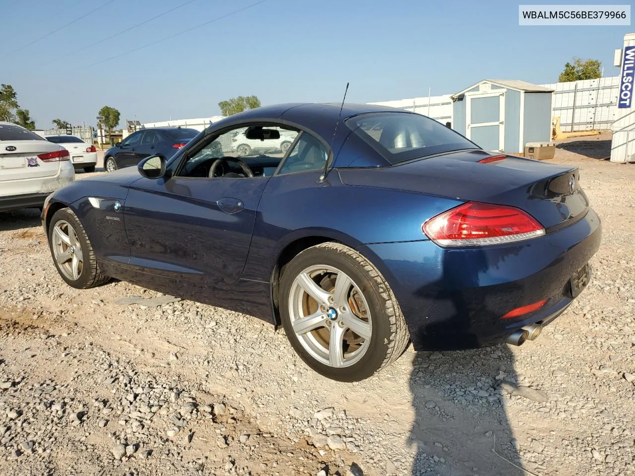 2011 BMW Z4 Sdrive30I VIN: WBALM5C56BE379966 Lot: 74848634