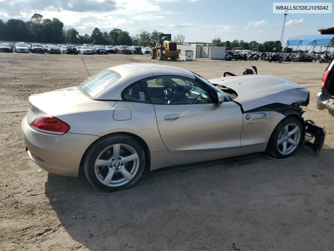 2014 BMW Z4 Sdrive28I VIN: WBALL5C53EJ105042 Lot: 79021534