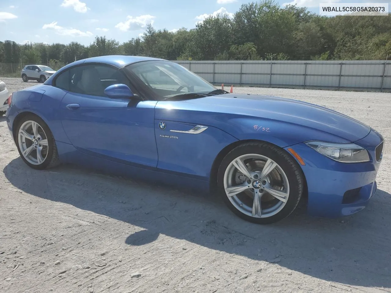 WBALL5C58G5A20373 2016 BMW Z4 Sdrive28I