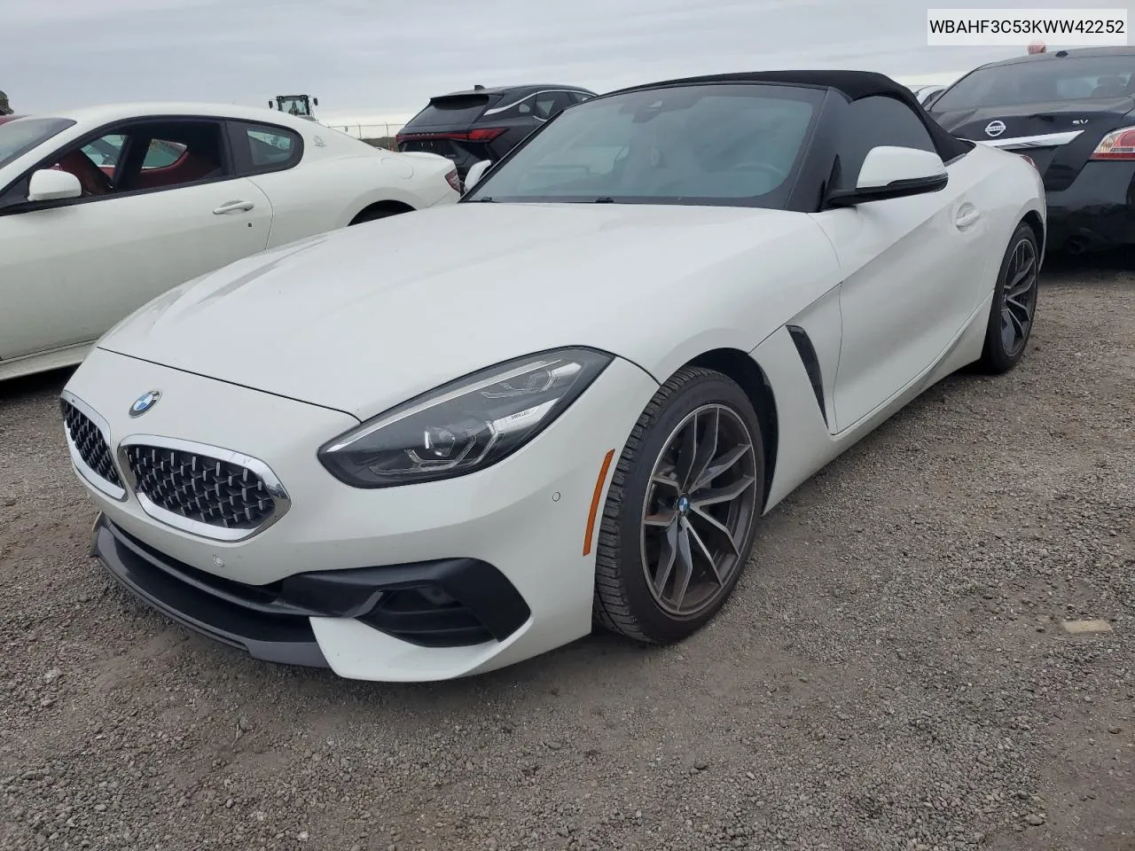 2019 BMW Z4 Sdrive30I VIN: WBAHF3C53KWW42252 Lot: 76571294