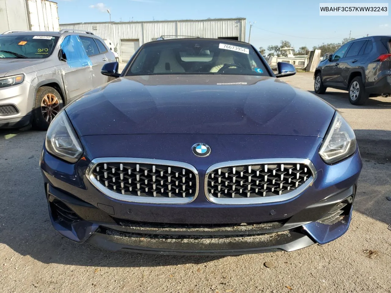 2019 BMW Z4 Sdrive30I VIN: WBAHF3C57KWW32243 Lot: 76673954