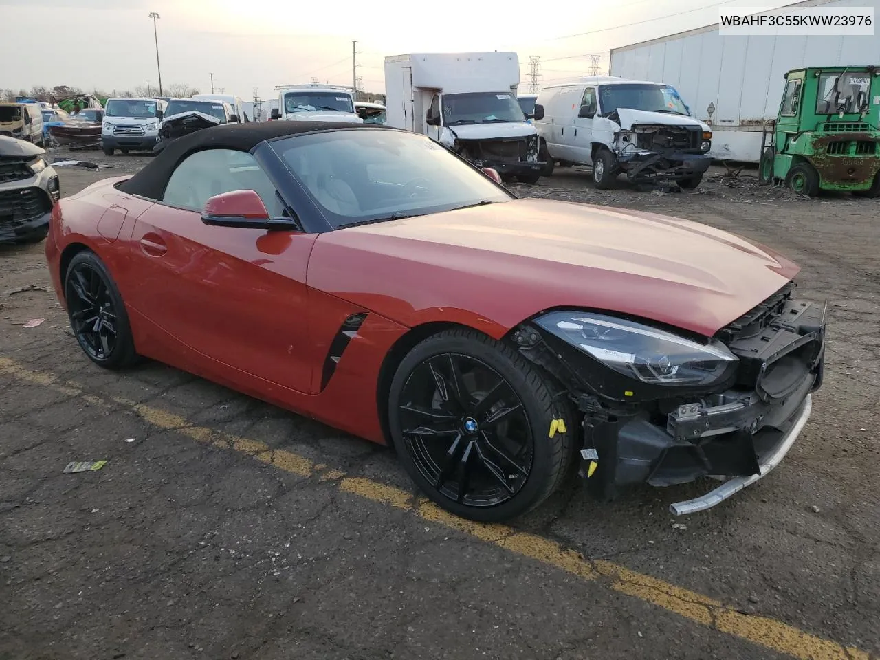 2019 BMW Z4 Sdrive30I VIN: WBAHF3C55KWW23976 Lot: 78339394