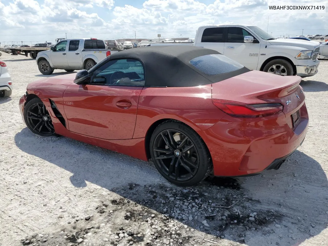 WBAHF3C0XNWX71419 2022 BMW Z4 Sdrive30I