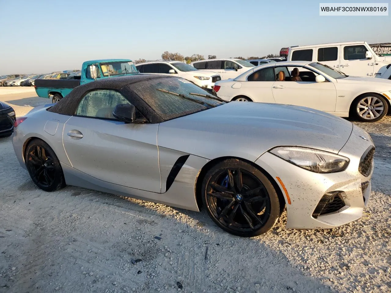 2022 BMW Z4 Sdrive30I VIN: WBAHF3C03NWX80169 Lot: 74791084