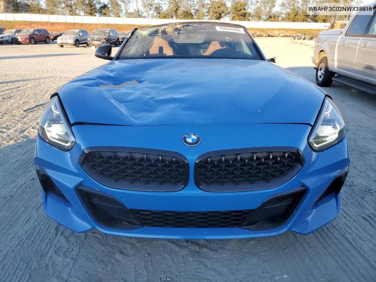 2022 BMW Z4 Sdrive30I VIN: WBAHF3C02NWX38818 Lot: 76604404