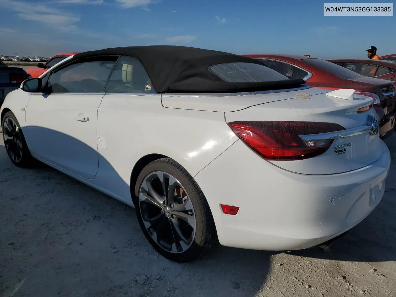 2016 Buick Cascada Premium VIN: W04WT3N53GG133385 Lot: 74394584