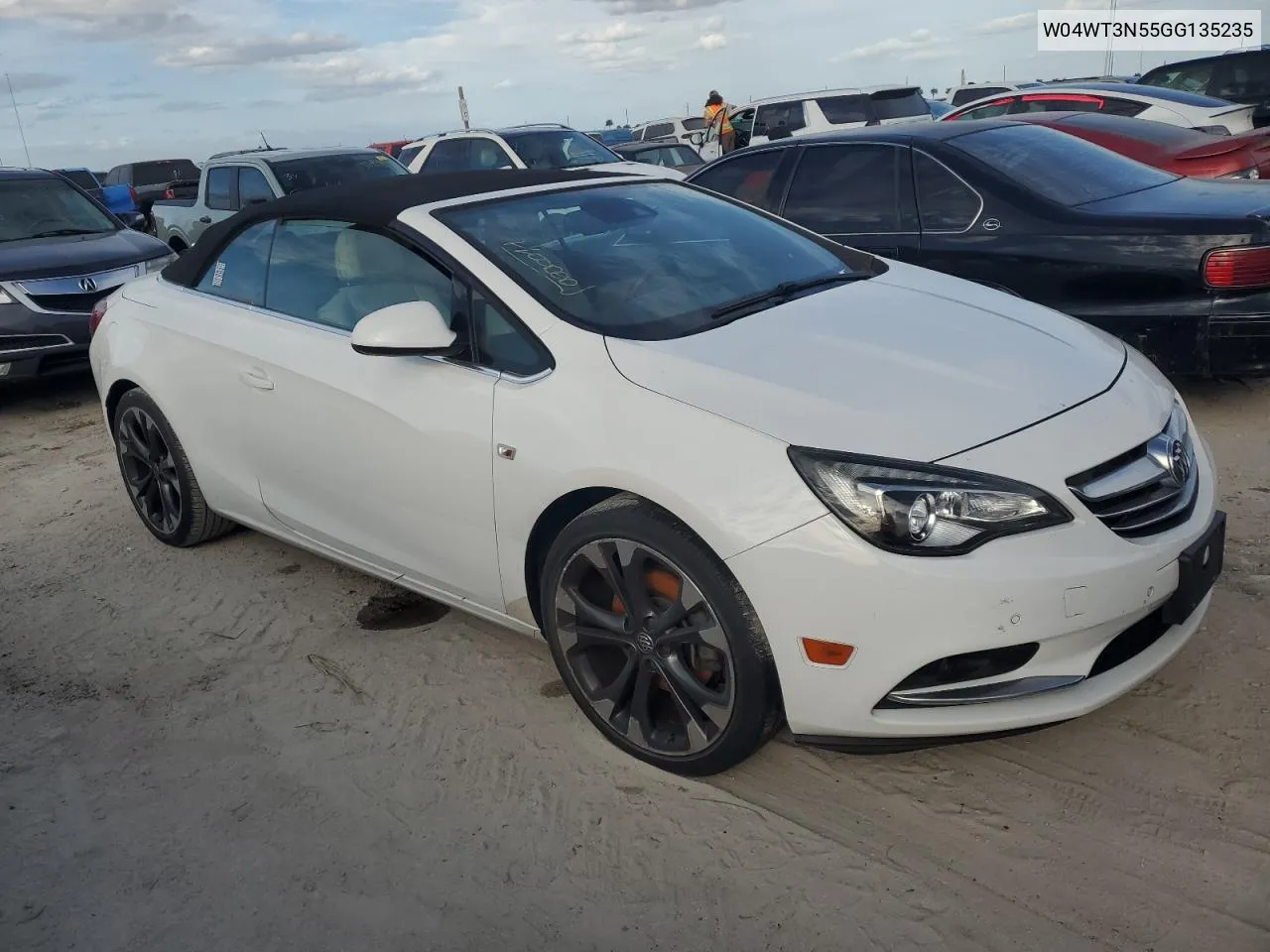 2016 Buick Cascada Premium VIN: W04WT3N55GG135235 Lot: 75351244