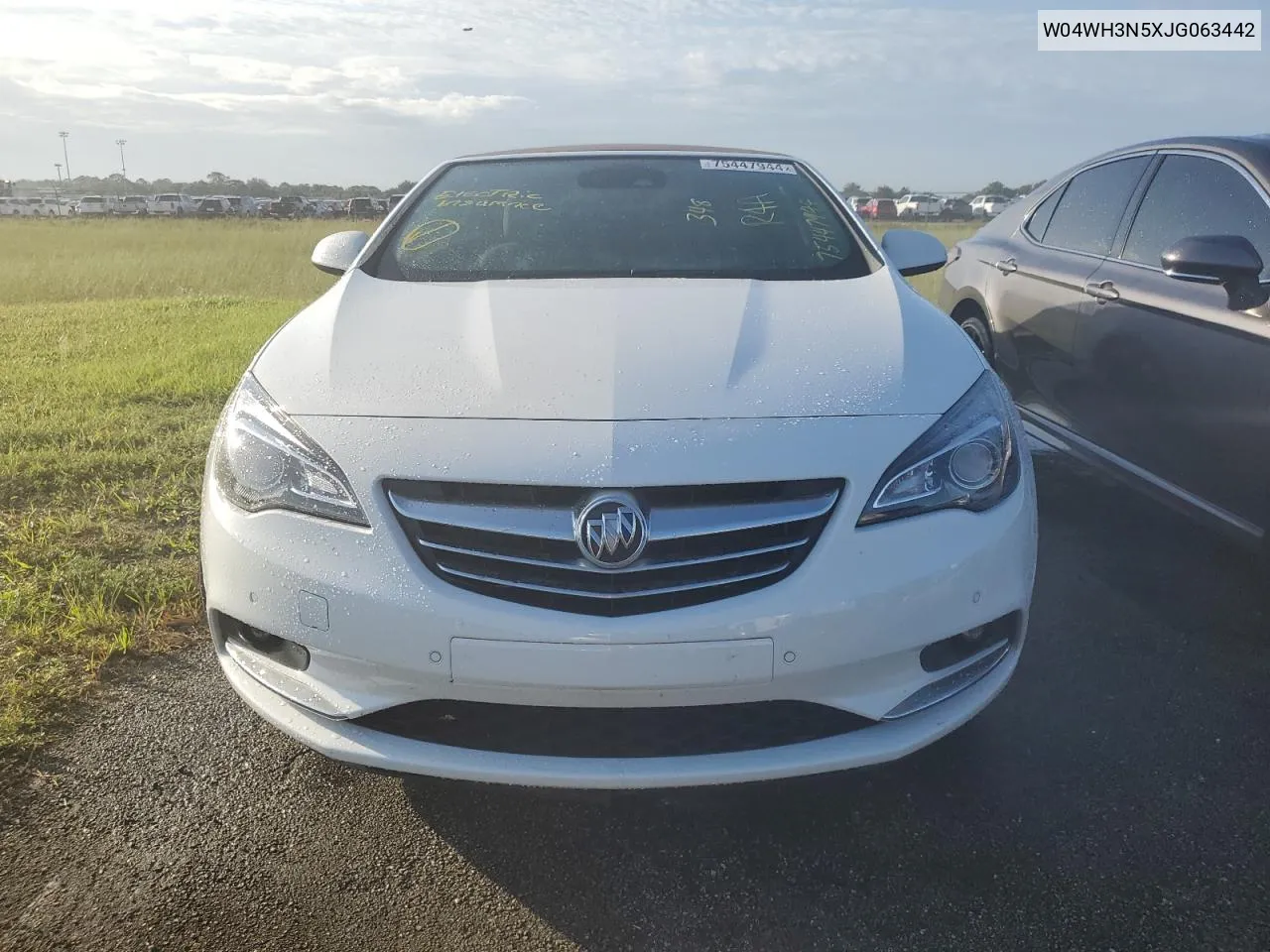 W04WH3N5XJG063442 2018 Buick Cascada Premium