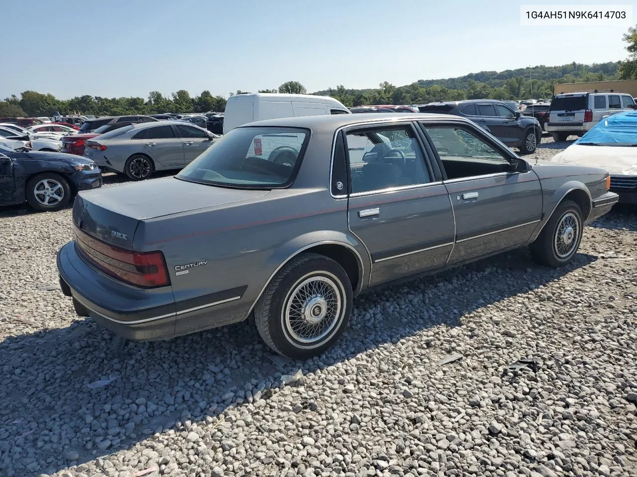 1989 Buick Century Custom VIN: 1G4AH51N9K6414703 Lot: 68638974