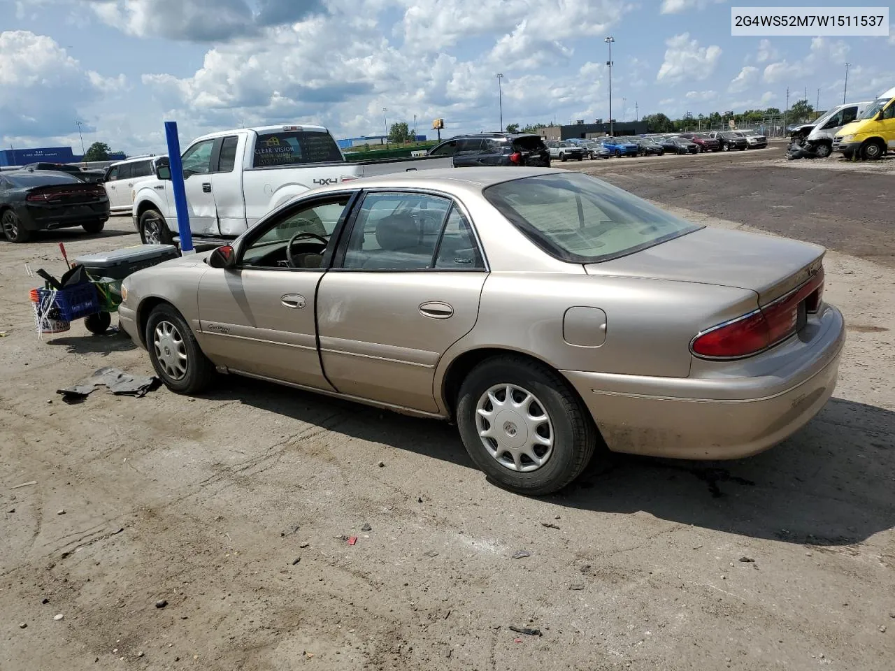 2G4WS52M7W1511537 1998 Buick Century Custom