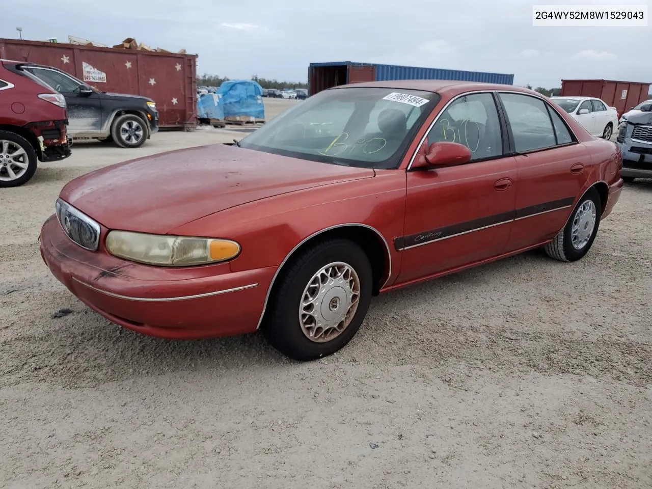 1998 Buick Century Limited VIN: 2G4WY52M8W1529043 Lot: 79607494